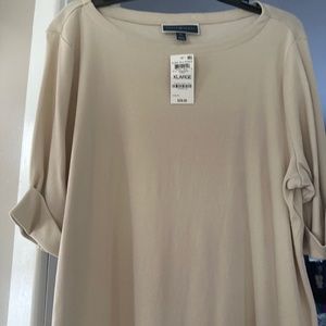 Natural 3/4 Sleeve Too